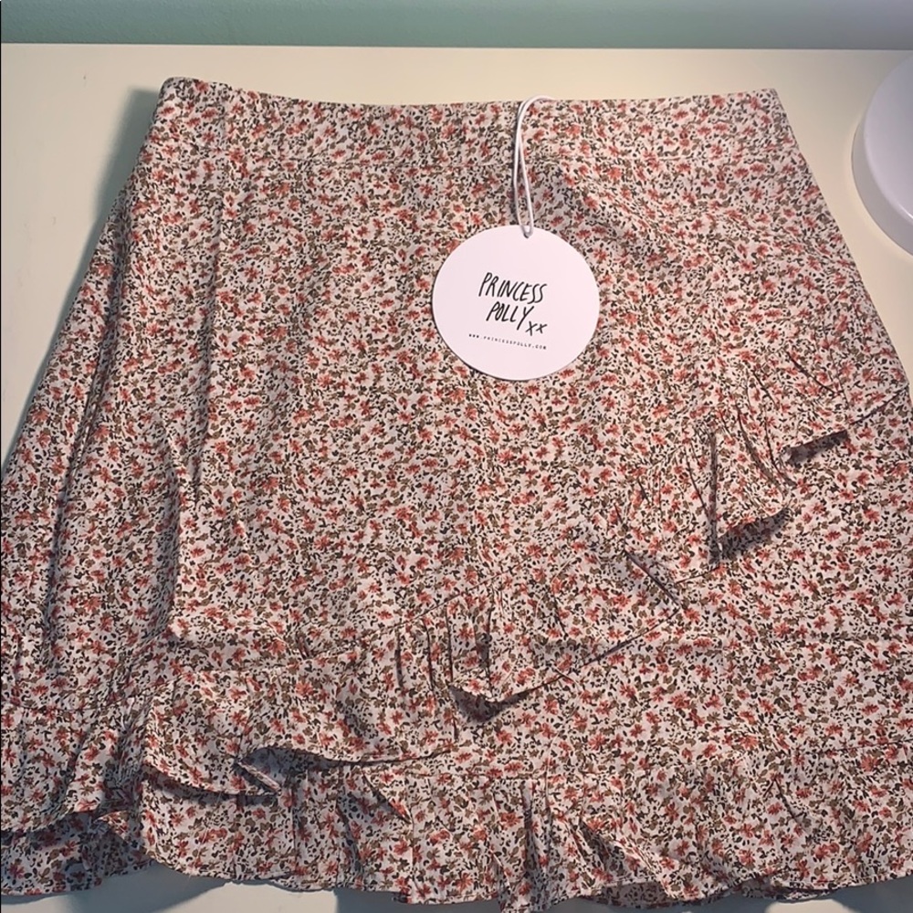 Princess Polly floral mini skirt